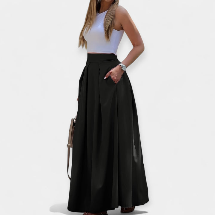 Falda midi elegante