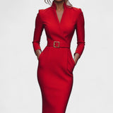 Vestido Inés™ Fluido con Cintura Ajustable