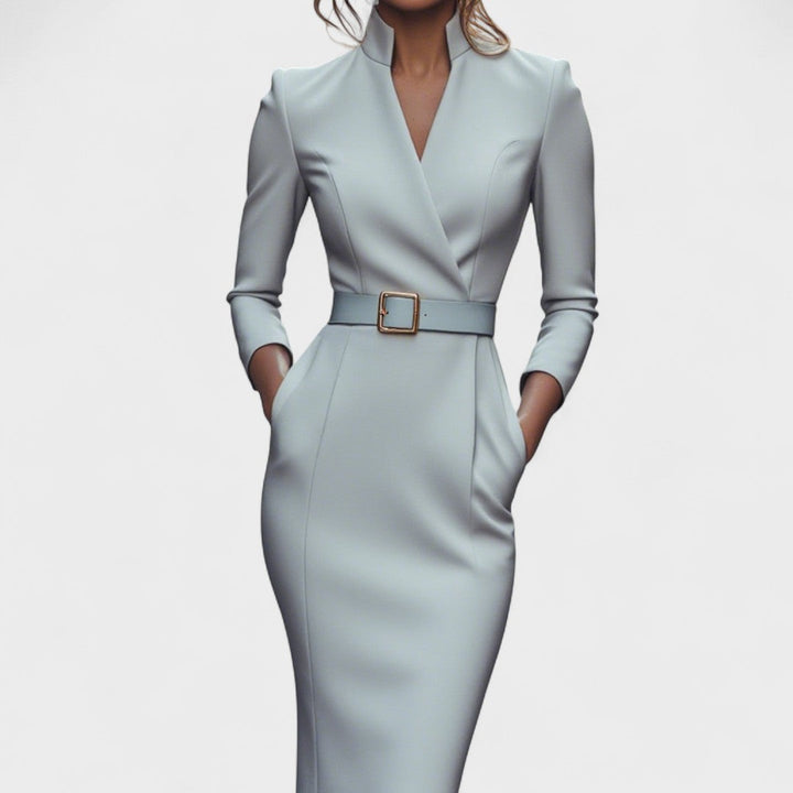 Vestido Inés™ Fluido con Cintura Ajustable