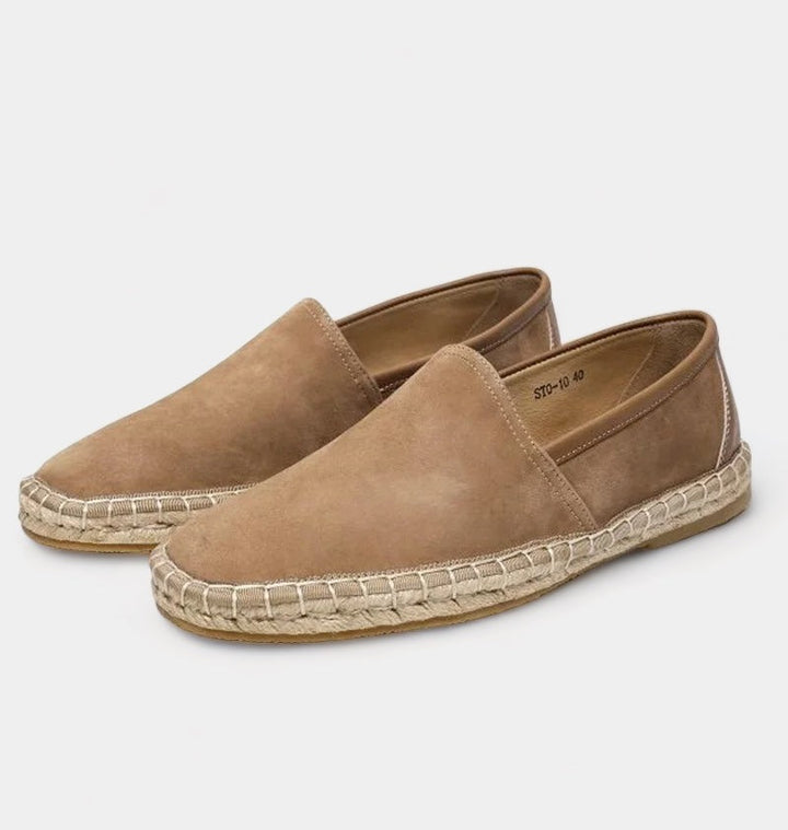 Loafers with Perforated Detail