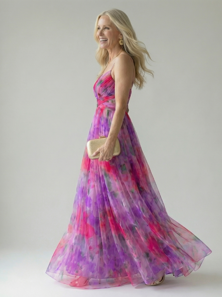 Rosario | Vestido Maxi con Envuelto Suave
