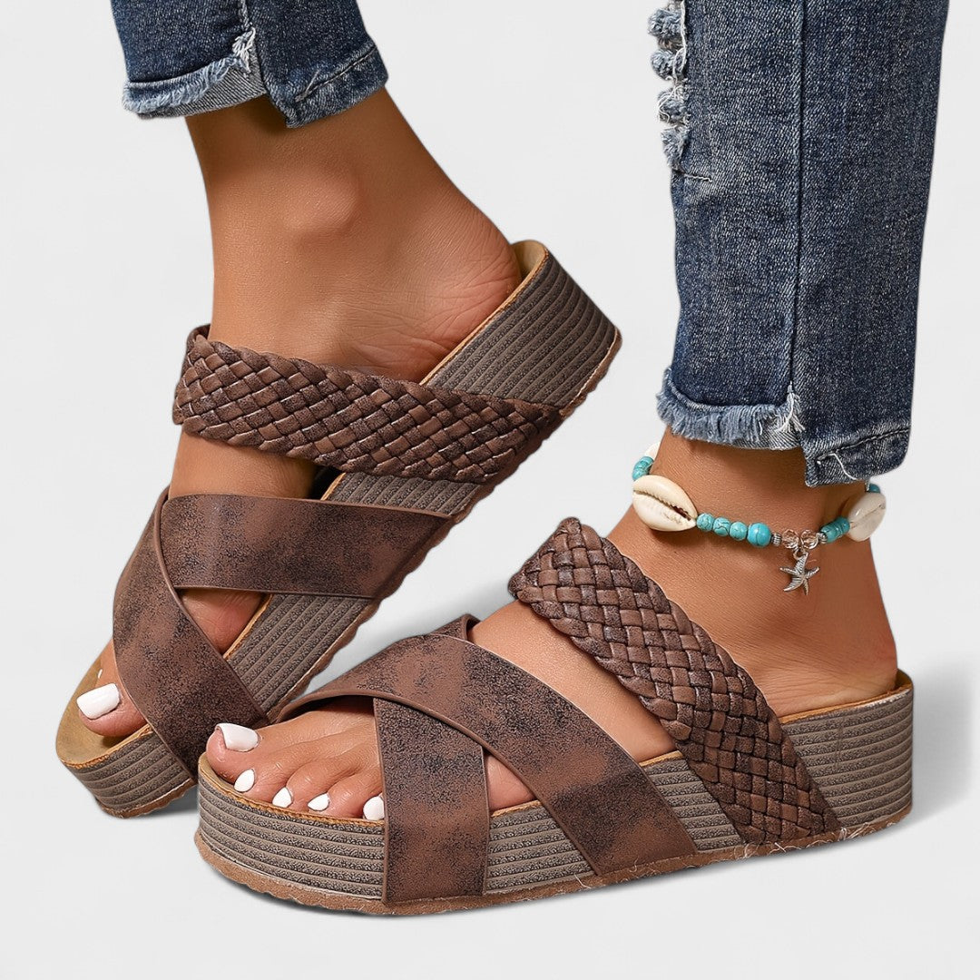 Laura - Sandalias ortopédicas de cuero