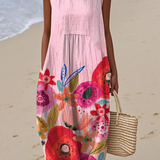 Lilou - Vestido de Verano en Tonos Blush Bloom