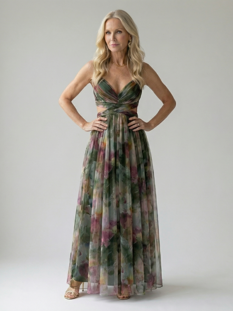 Rosario | Vestido Maxi con Envuelto Suave