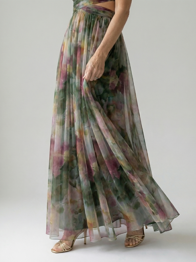 Rosario | Vestido Maxi con Envuelto Suave