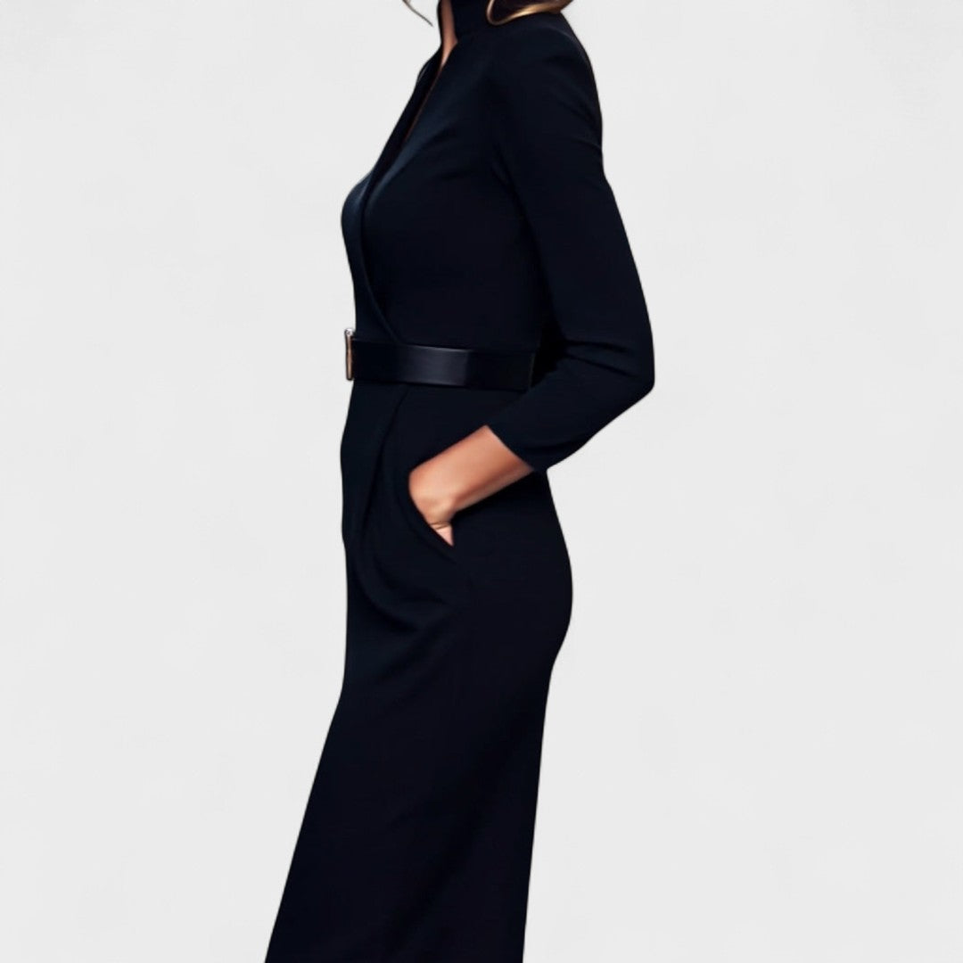 Vestido Inés™ Fluido con Cintura Ajustable