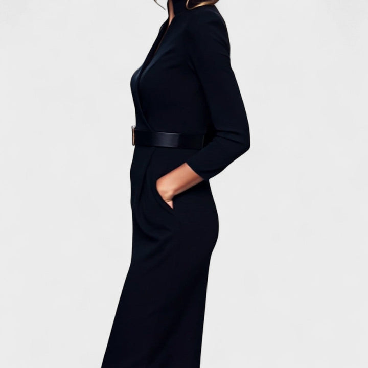 Vestido Inés™ Fluido con Cintura Ajustable