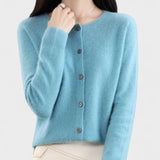 Kristi – Knitted Merino Wool Cardigan