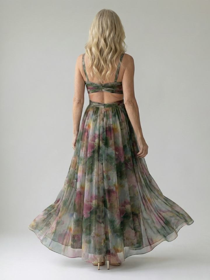 Rosario | Vestido Maxi con Envuelto Suave