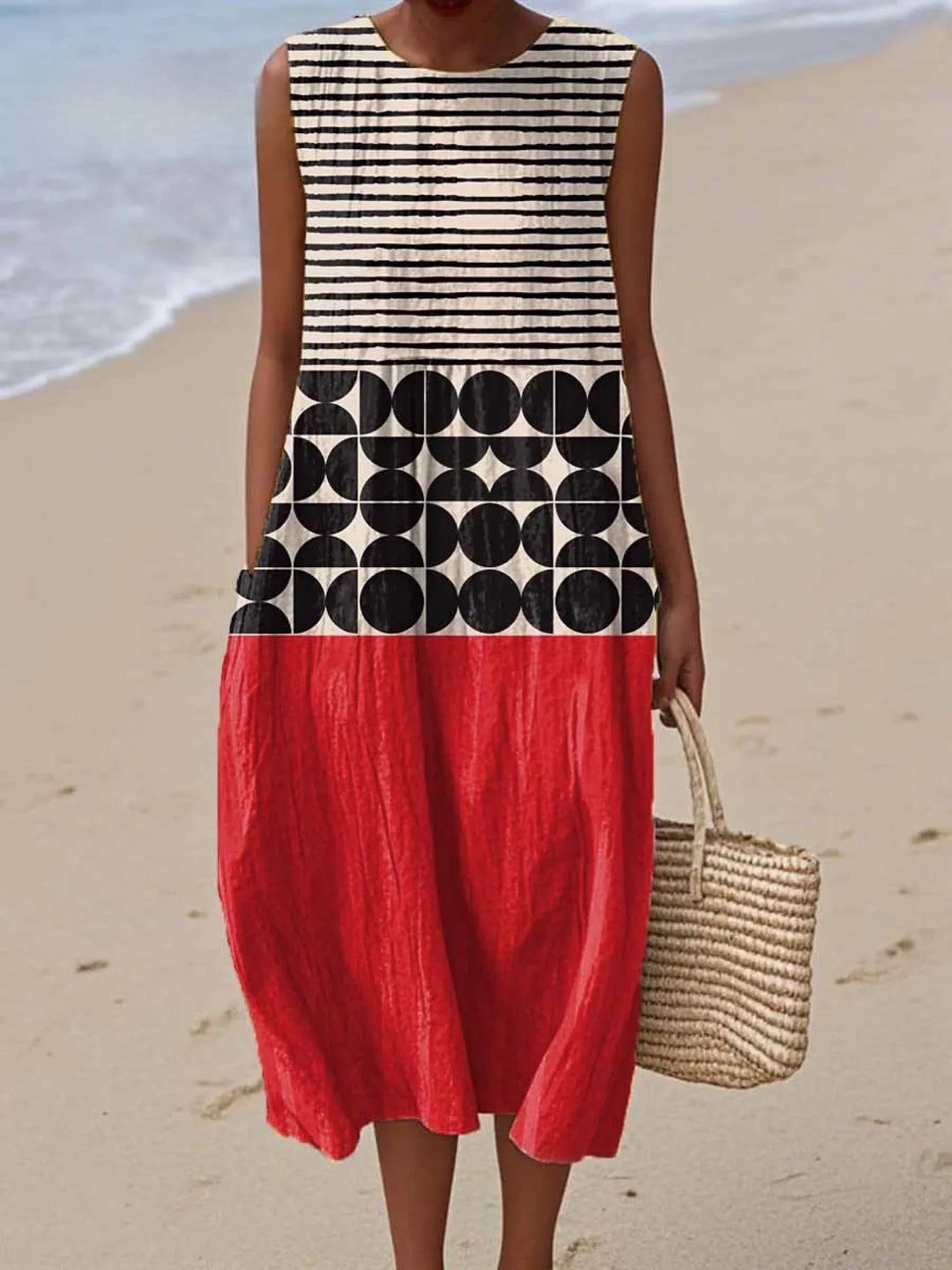 Bea - Vestido de Verano con Diseño Geométrico
