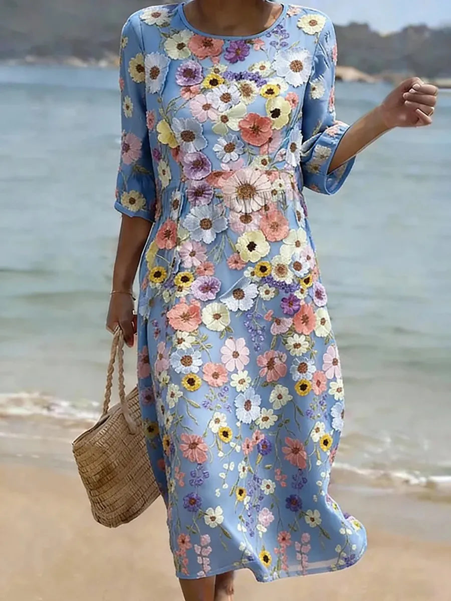 Melissa | Elegante y cómodo vestido midi