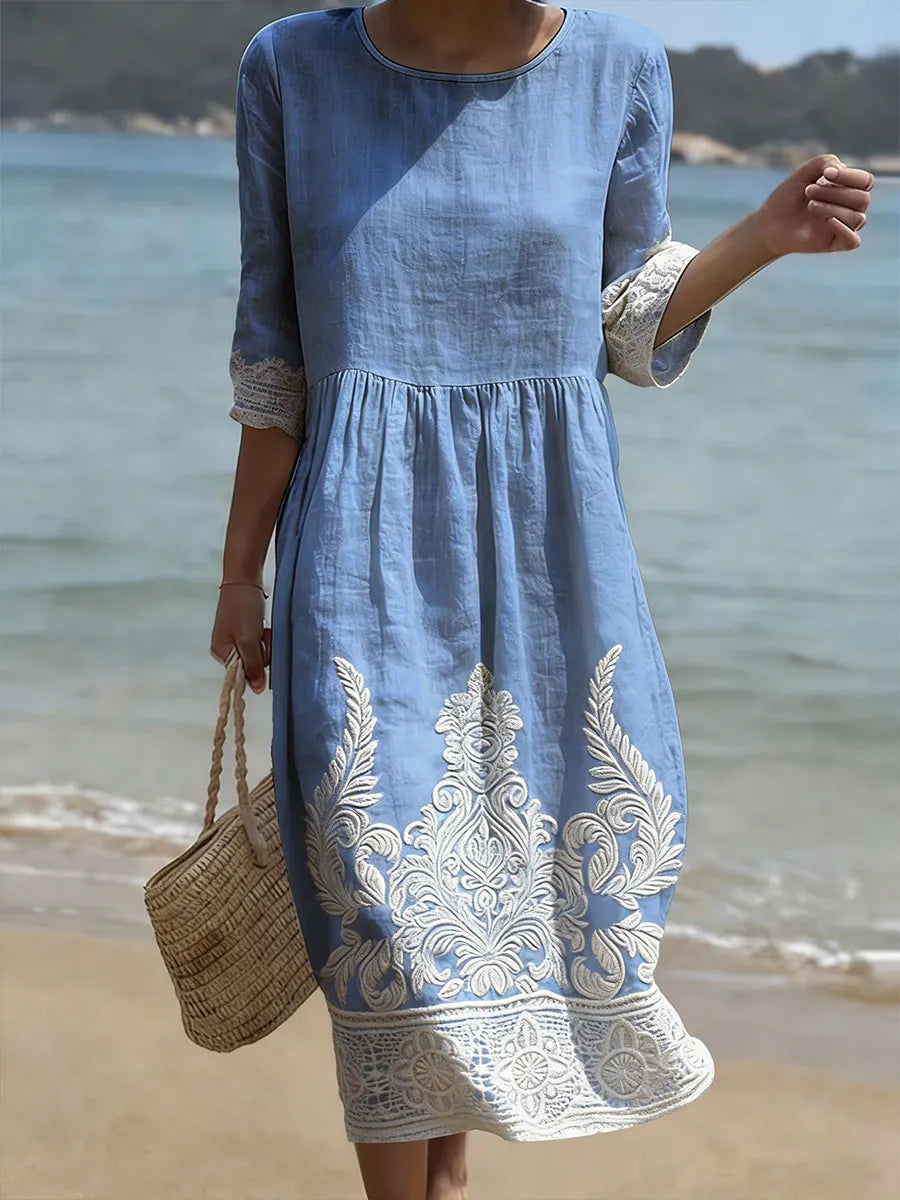 Tiffany | Vestido Floral y de Plantas