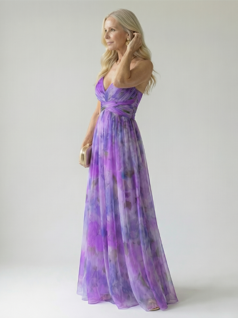 Rosario | Vestido Maxi con Envuelto Suave