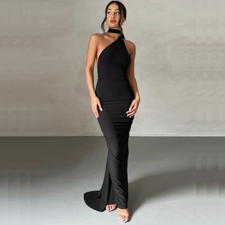 KARILYN™ – Chic Sleeveless Halter Bodycon Evening Dress