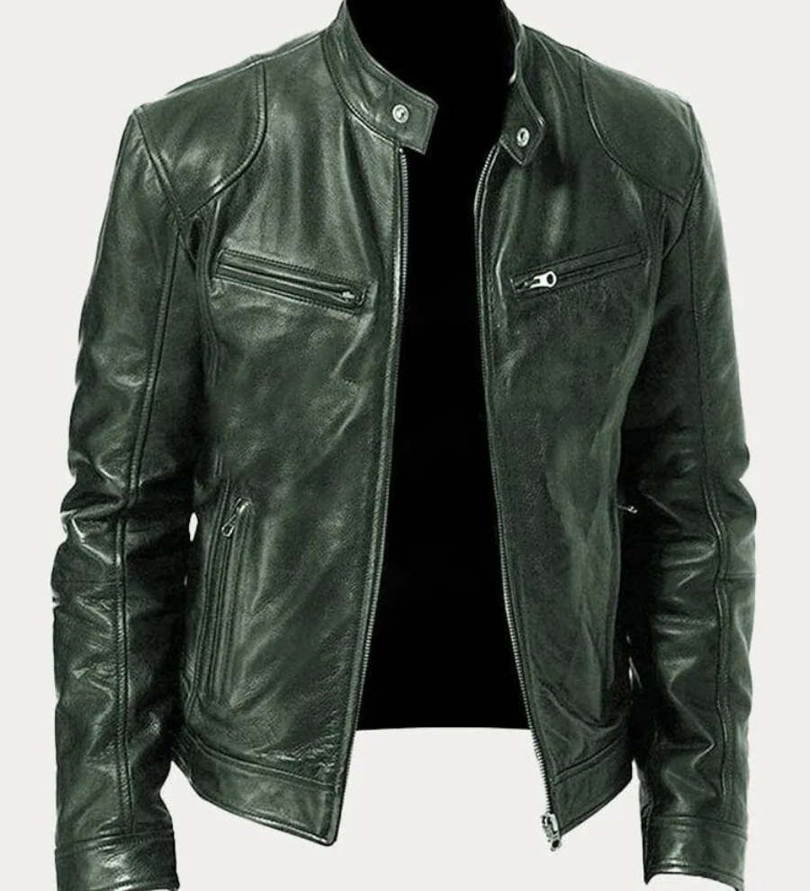 Rasmus Classic Leather Jacket: A Timeless Masculine Design
