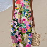 Flora | Coral Bloom Dress