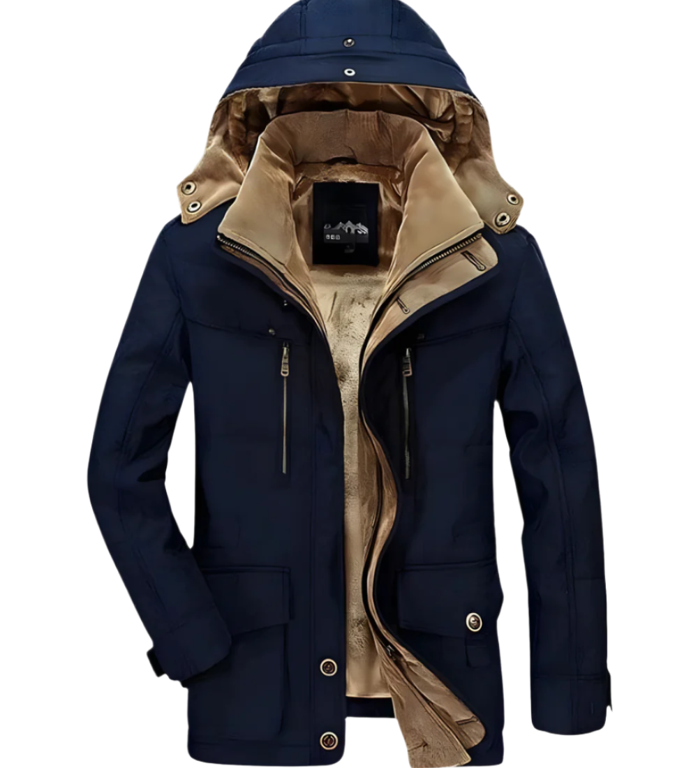 Henrik Signature Hooded Winter Jacket: Where Function Meets Elegance