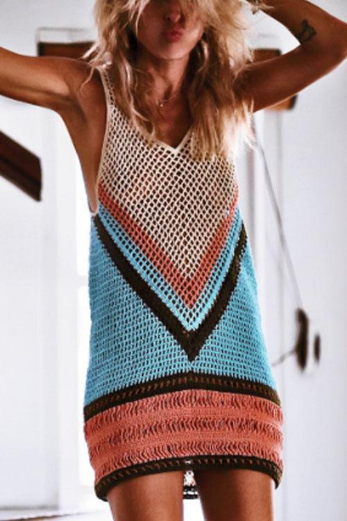 Vestido de Playa de Ganchillo Estilo Boho – Atractivo y Ligero Favorito de Verano