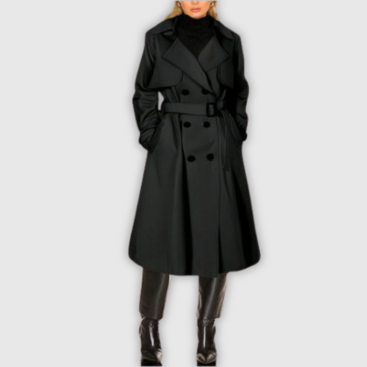 Danira - Abrigo trench elegante y modernizado con silueta atemporal