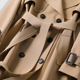 Danira - Abrigo trench elegante y modernizado con silueta atemporal