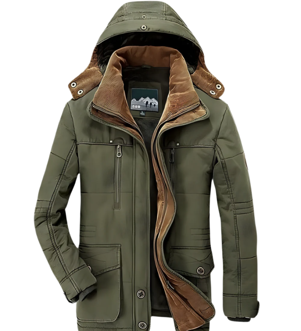 Henrik Signature Hooded Winter Jacket: Where Function Meets Elegance