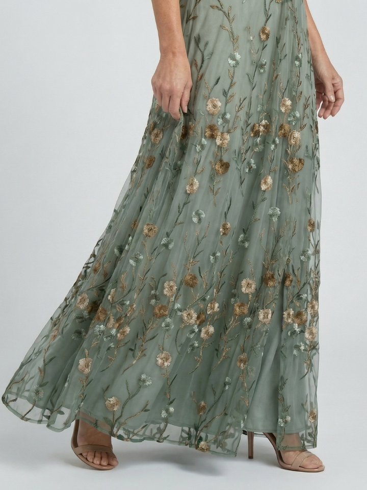 Carmen | Vestido Maxi de Flujo con Cuello Halter