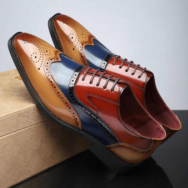 MONTCLAIR™ Zapato Brogue para Caballero – Sabor Refinado. Presencia Indiscutible.