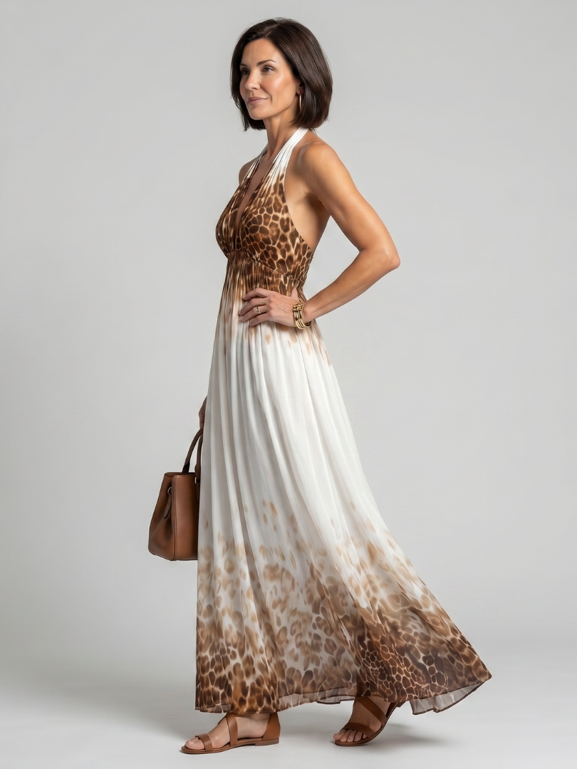 Beatriz | Vestido Midi Plisado Blanco