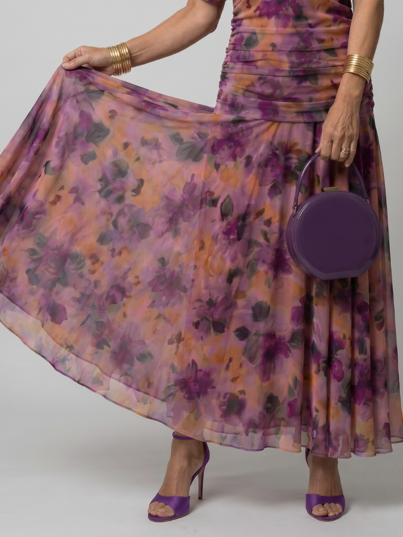 Marisol | Vestido Midi Off Shoulder con Fluidez