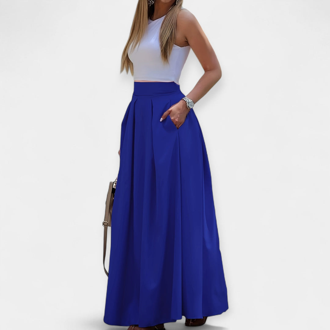 Falda midi elegante
