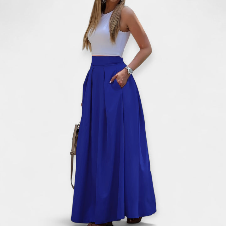 Falda midi elegante