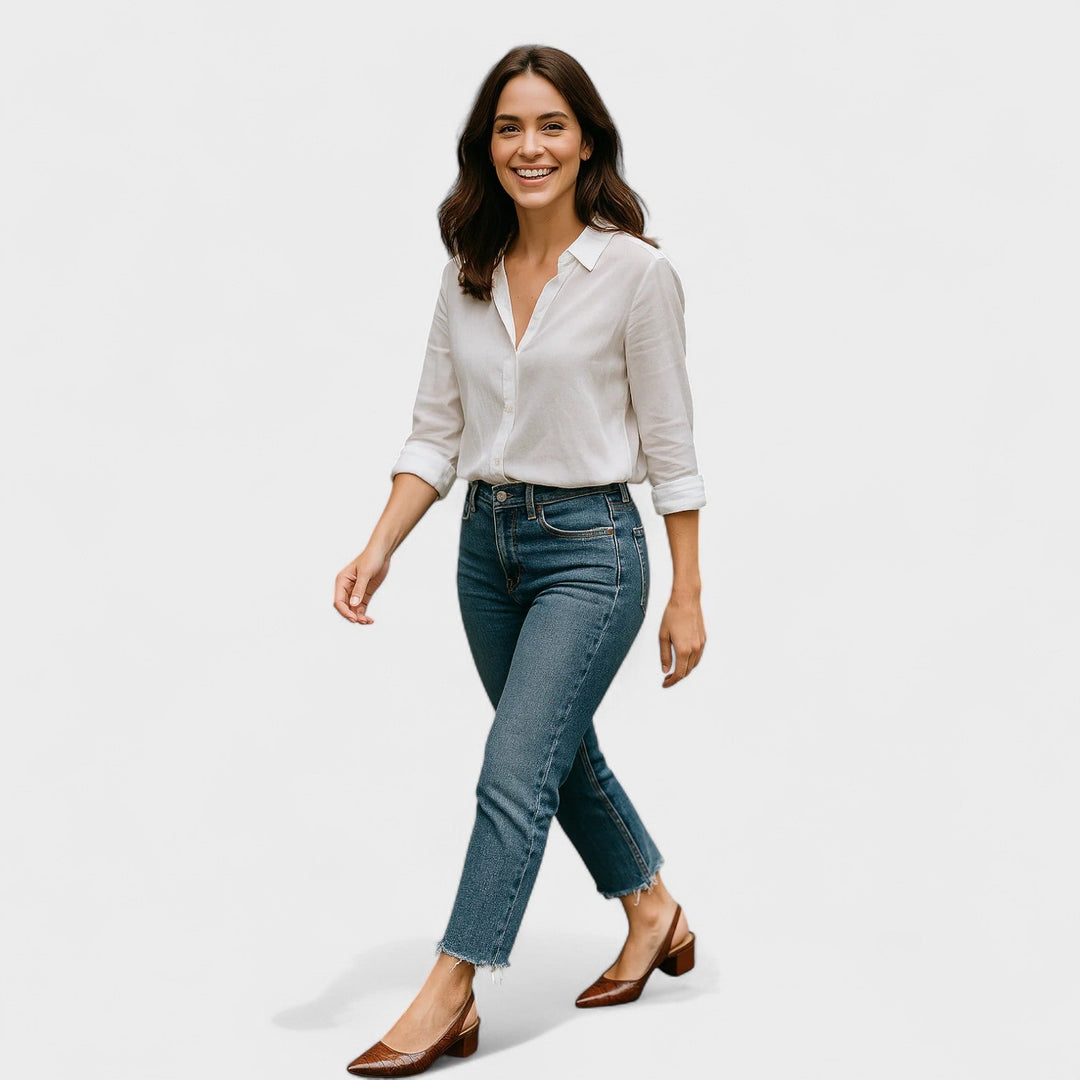 Vera – Zapatos de tacón de cocodrilo