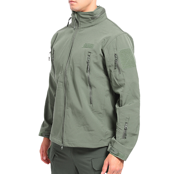 Men's Tactical Fleece Jacket for Outdoor Adventures - Model 25634311T