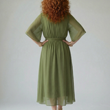 Valentina | Vestido Midi con Caída Ligera