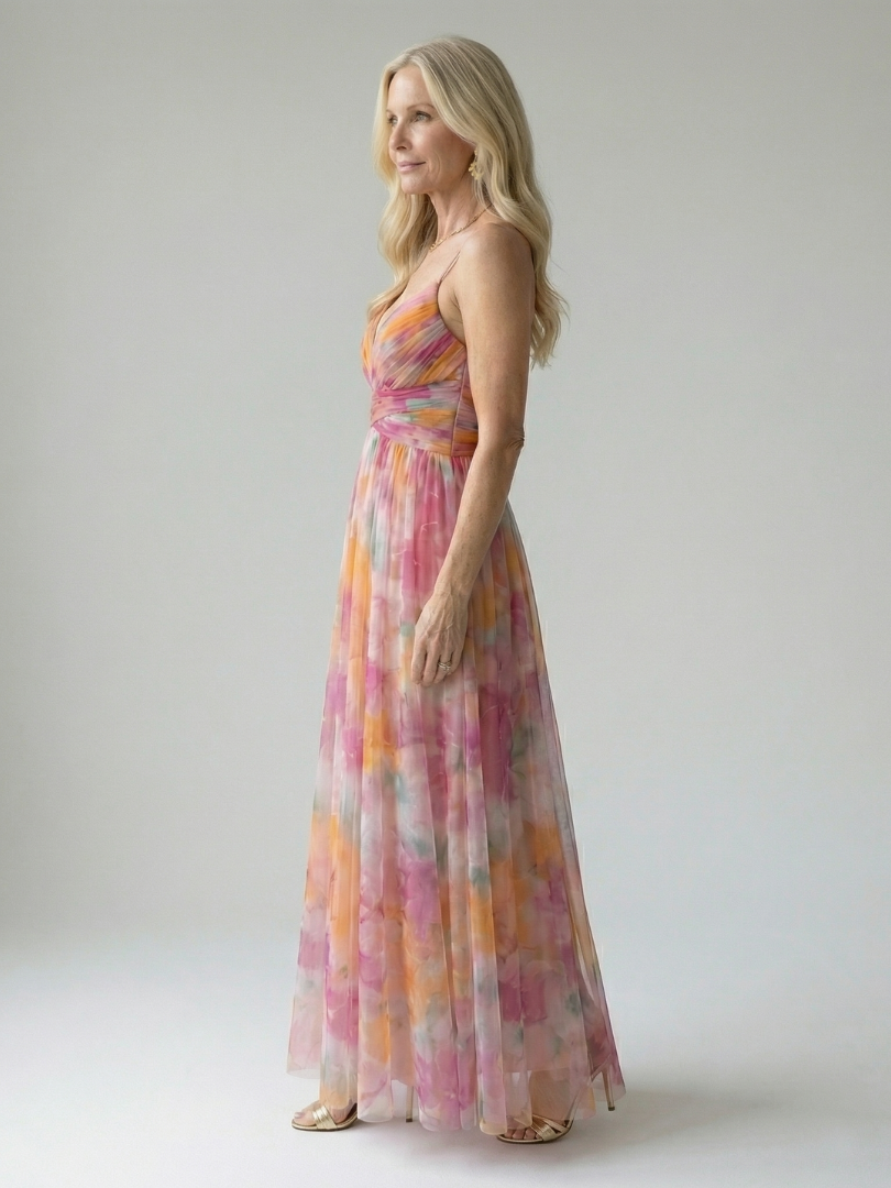Rosario | Vestido Maxi con Envuelto Suave
