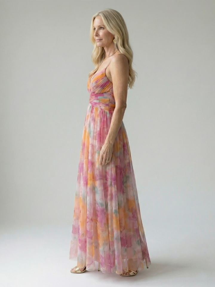 Rosario | Vestido Maxi con Envuelto Suave