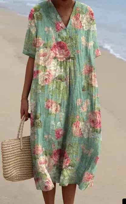 Fenna™ | Vestido Estampado Brisa de Verano