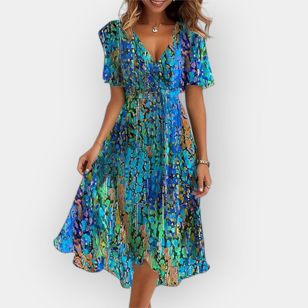 Teresa- Vestido Fluido de Caída Elegante
