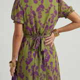 Leticia | Vestido Midi Floral Relajado