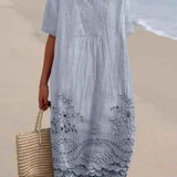 Danielle - Maxi Vestido con Estampado Floral