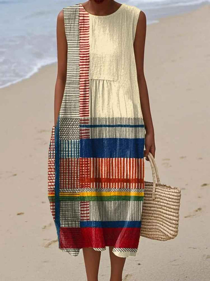 Amapola | Vestido Contemporáneo con Parches