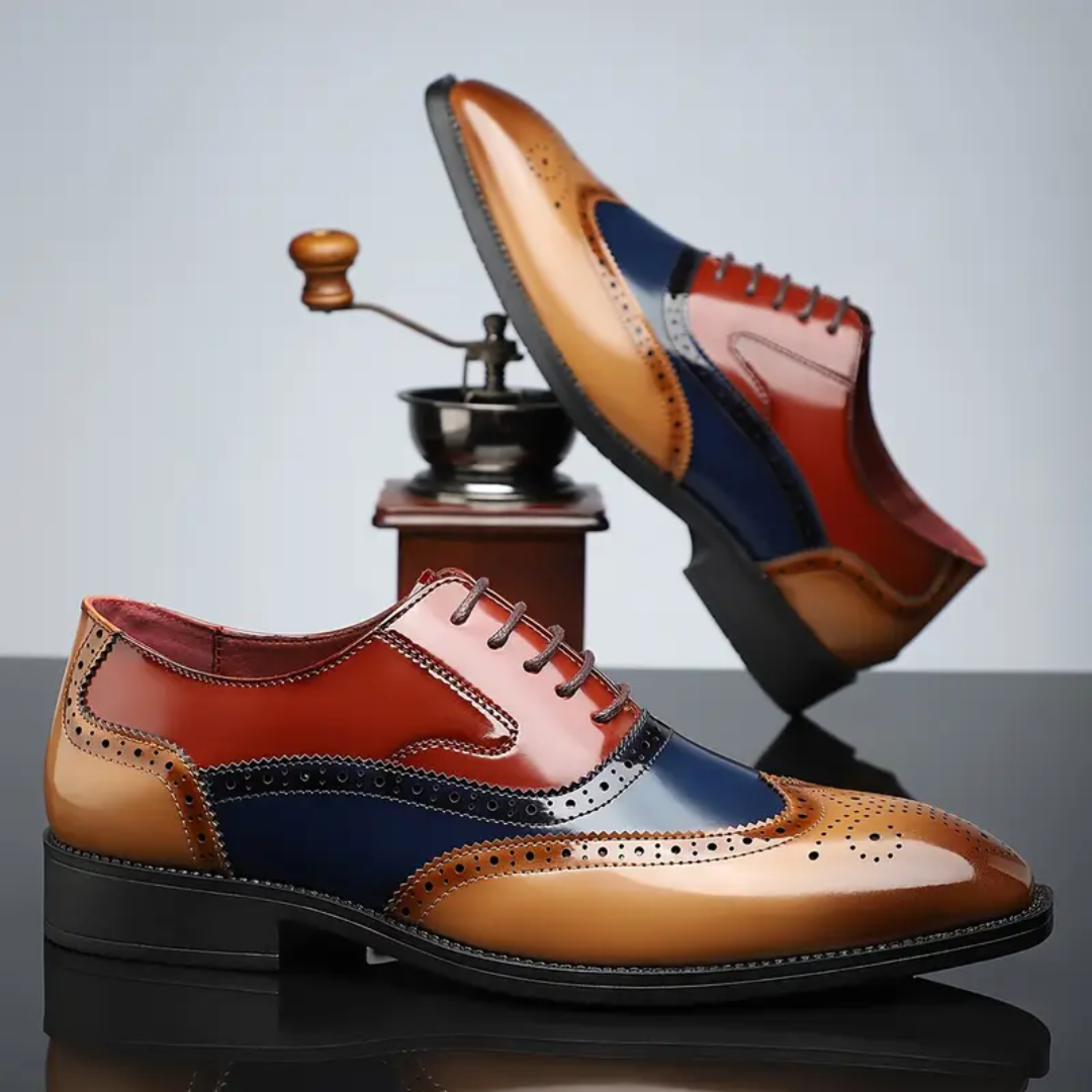 MONTCLAIR™ Zapato Brogue para Caballero – Sabor Refinado. Presencia Indiscutible.