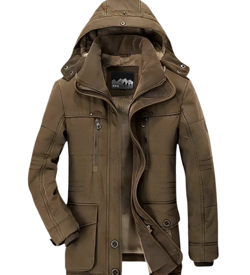 Henrik Signature Hooded Winter Jacket: Where Function Meets Elegance
