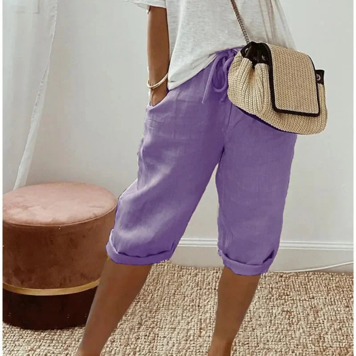 Natalia™ Pantalones Cortos para Mujeres