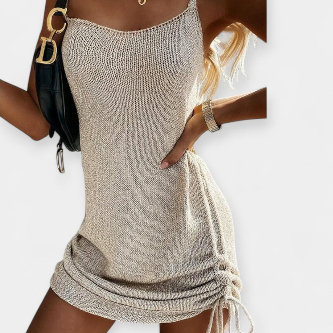 Vestido Knit Oversize sin Mangas