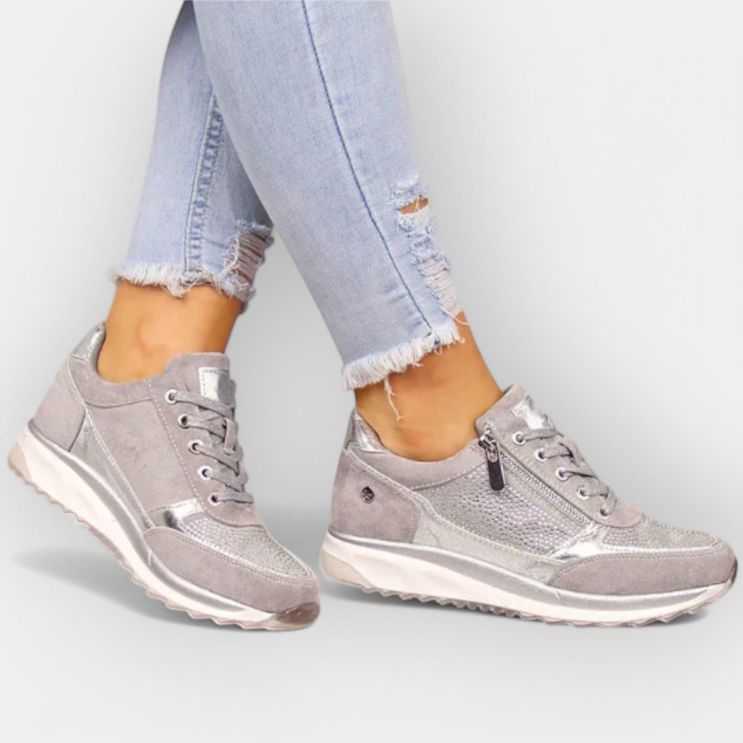 Zapatillas anatómicas con cremallera