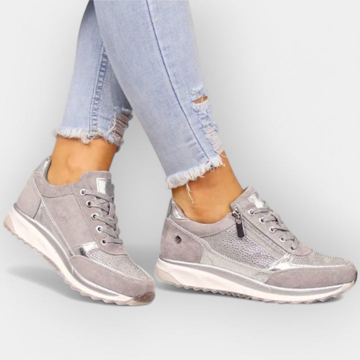 Zapatillas anatómicas con cremallera