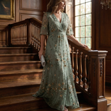Carmen | Vestido Maxi de Flujo con Cuello Halter