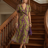 Leticia | Vestido Midi Floral Relajado