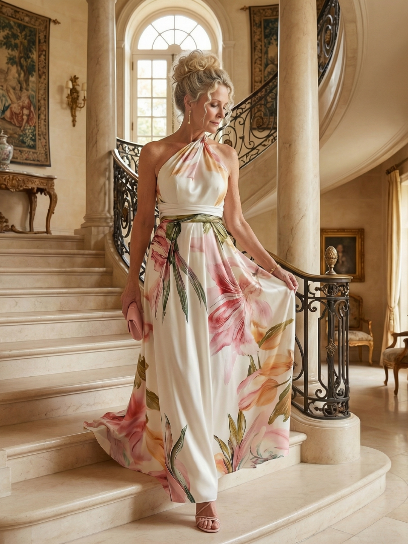 Matilde | Vestido Maxi Floral Ligero